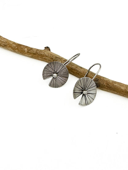 Sterling Silver Circle Earrings