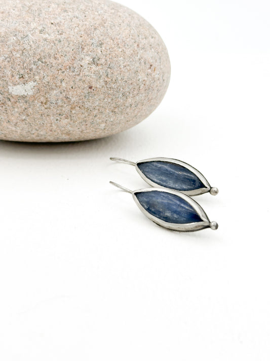 Kyanite and Sterling Silver Drops