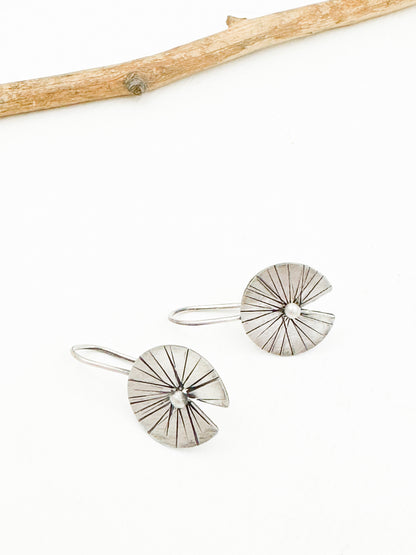 Sterling Silver Circle Earrings