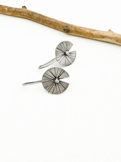 Sterling Silver Circle Earrings