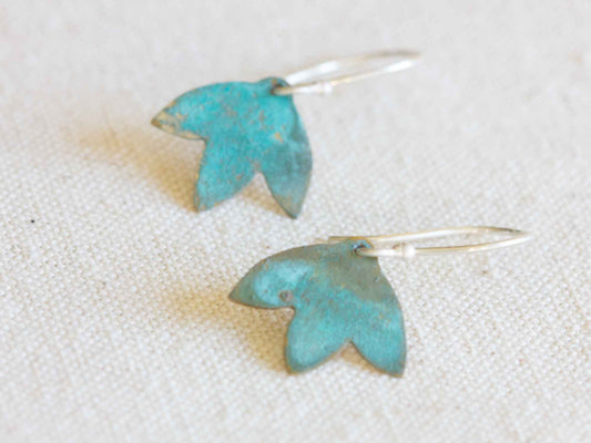 Mixed Metals Bluebell Earrings