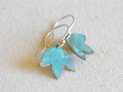 Mixed Metals Bluebell Earrings