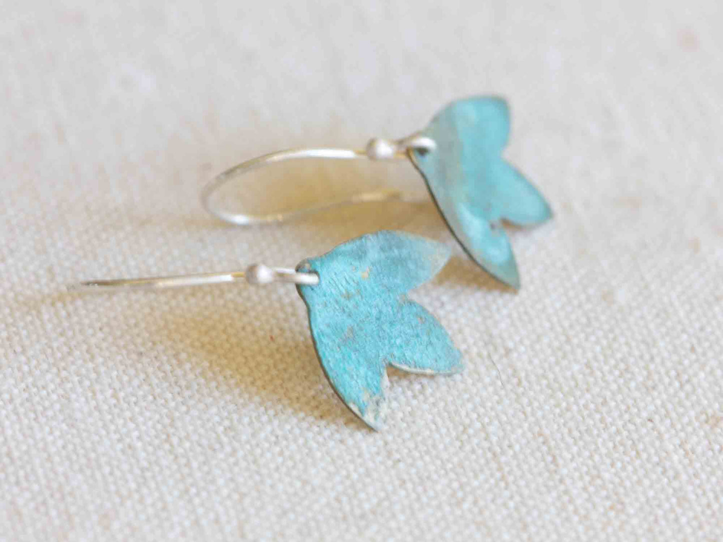 Mixed Metals Bluebell Earrings