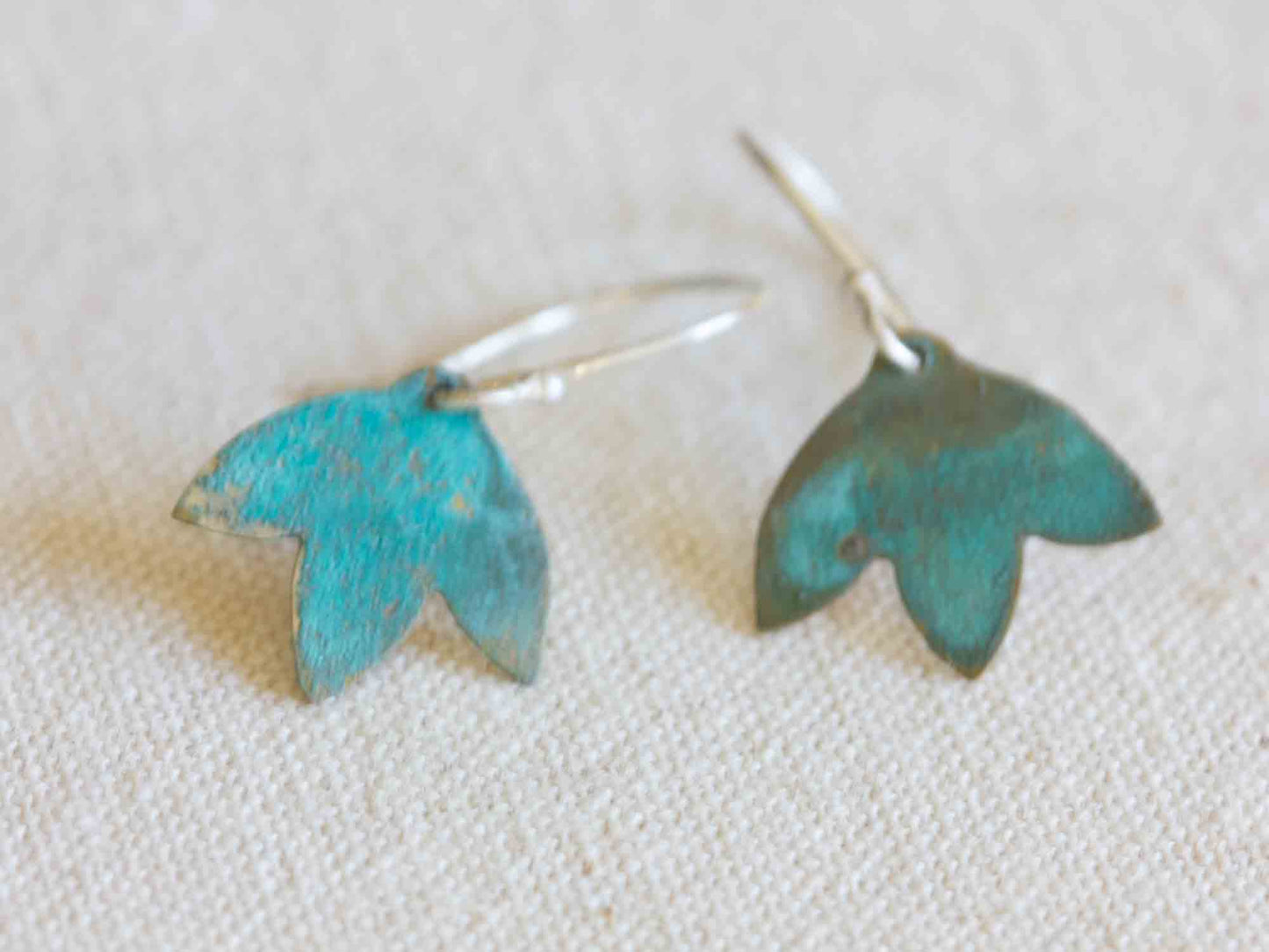 Mixed Metals Bluebell Earrings