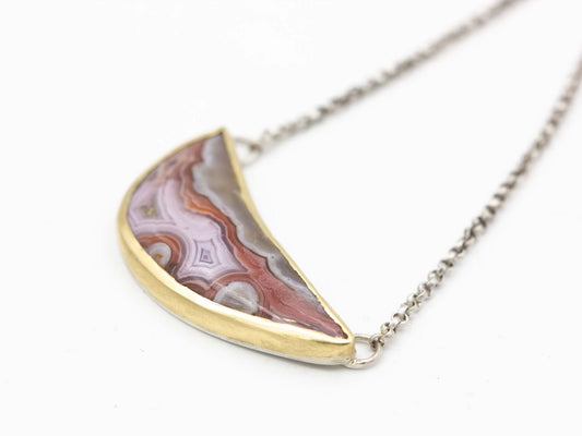 Crazy Lace Agate Pendant