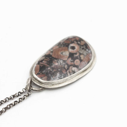 Fossil Crinoid Pendant