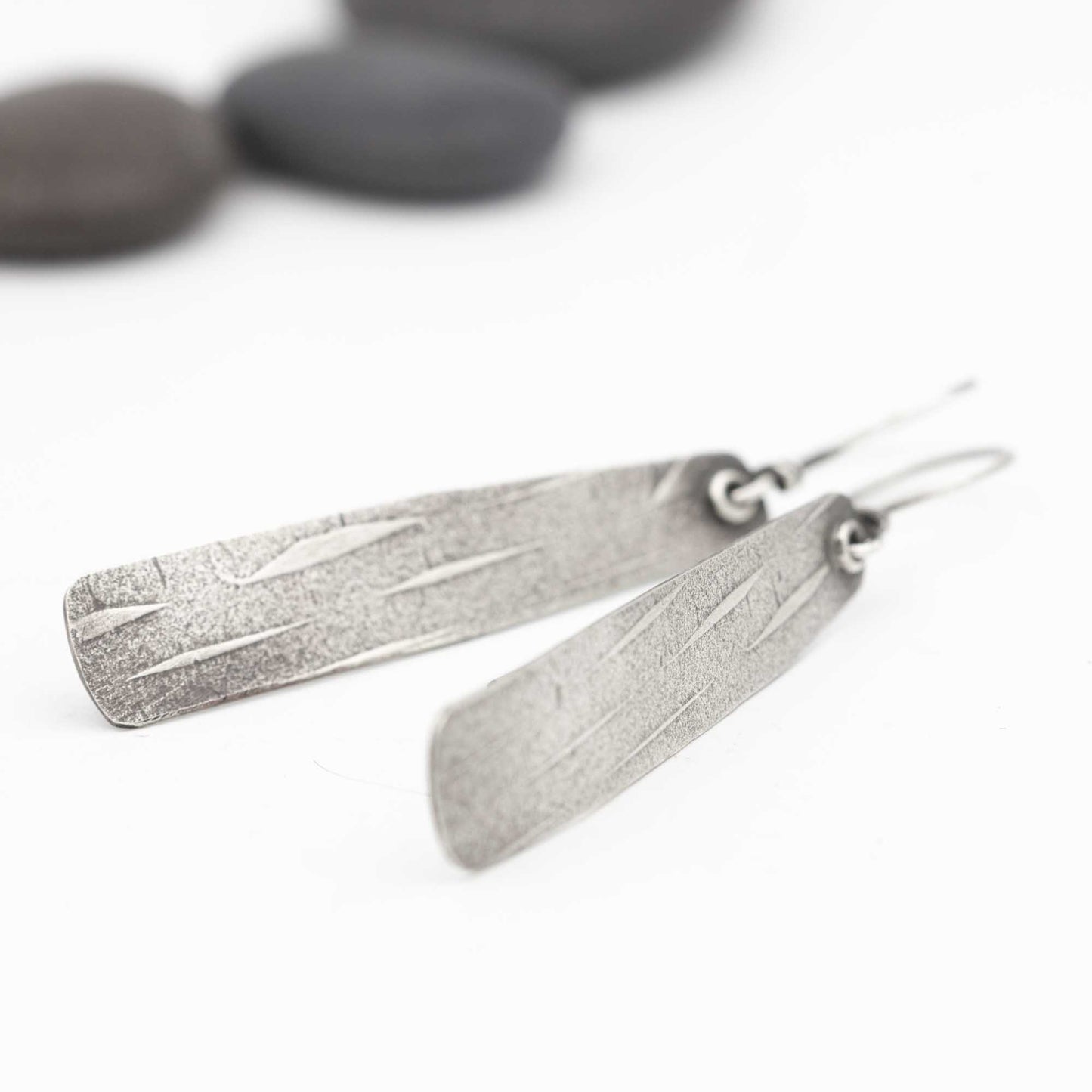 Textured Sterling Earrings