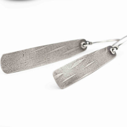 Textured Sterling Earrings