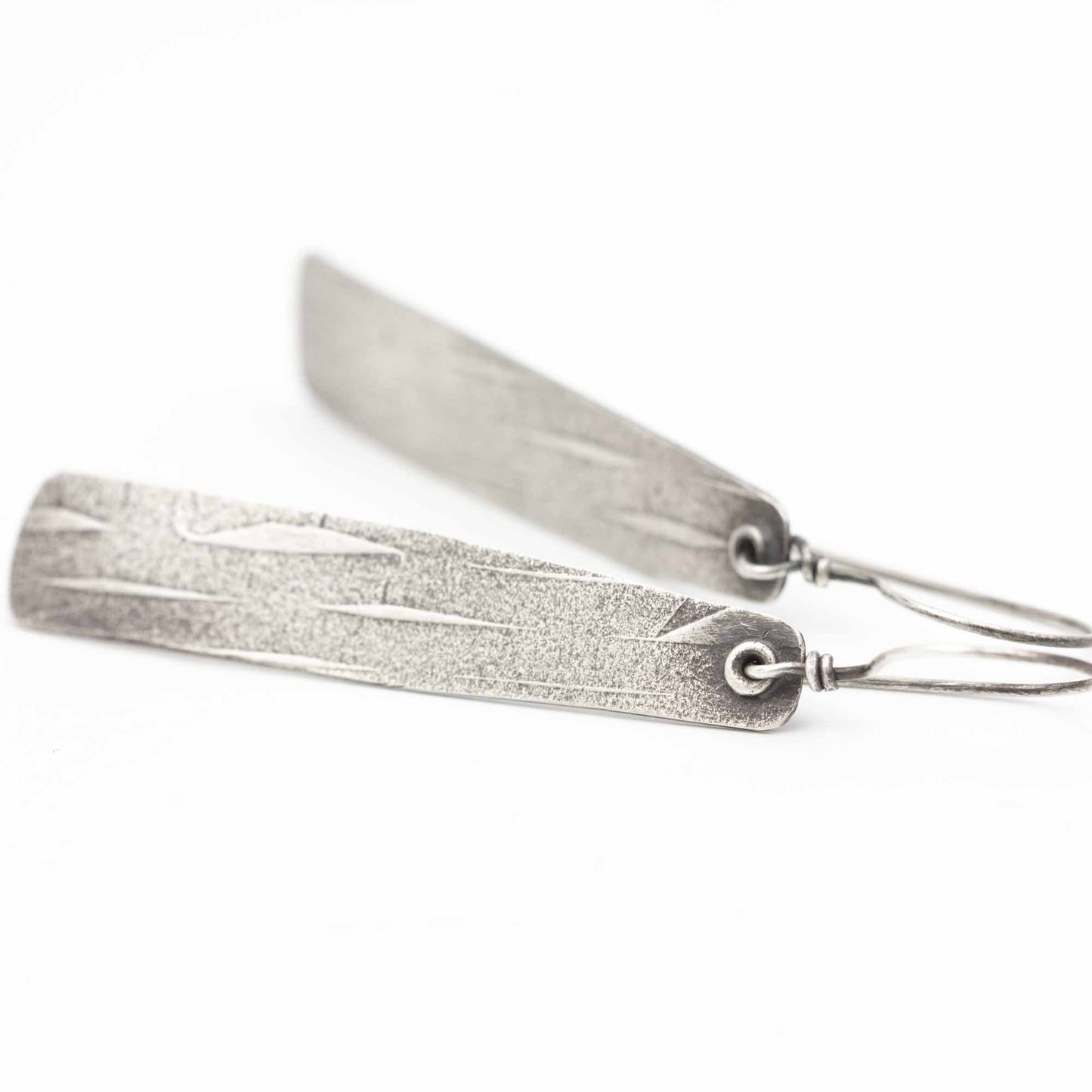 Textured Sterling Earrings