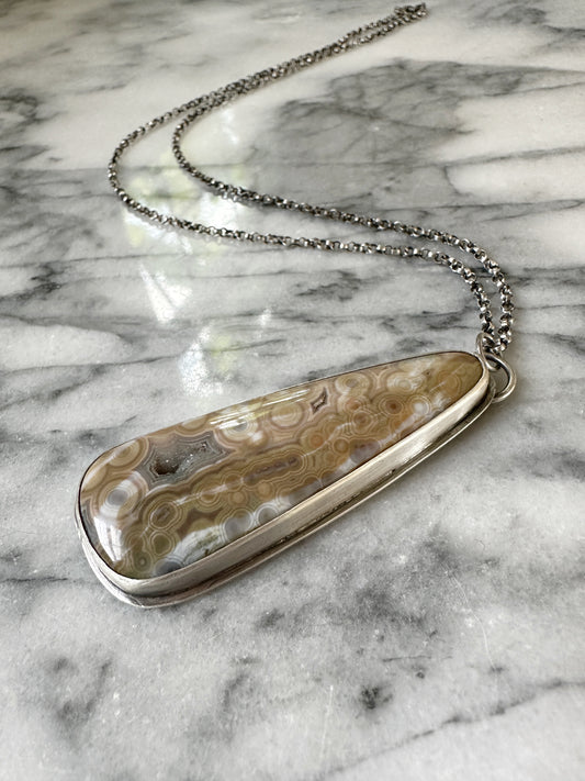 Ocean Jasper Statement Pendant