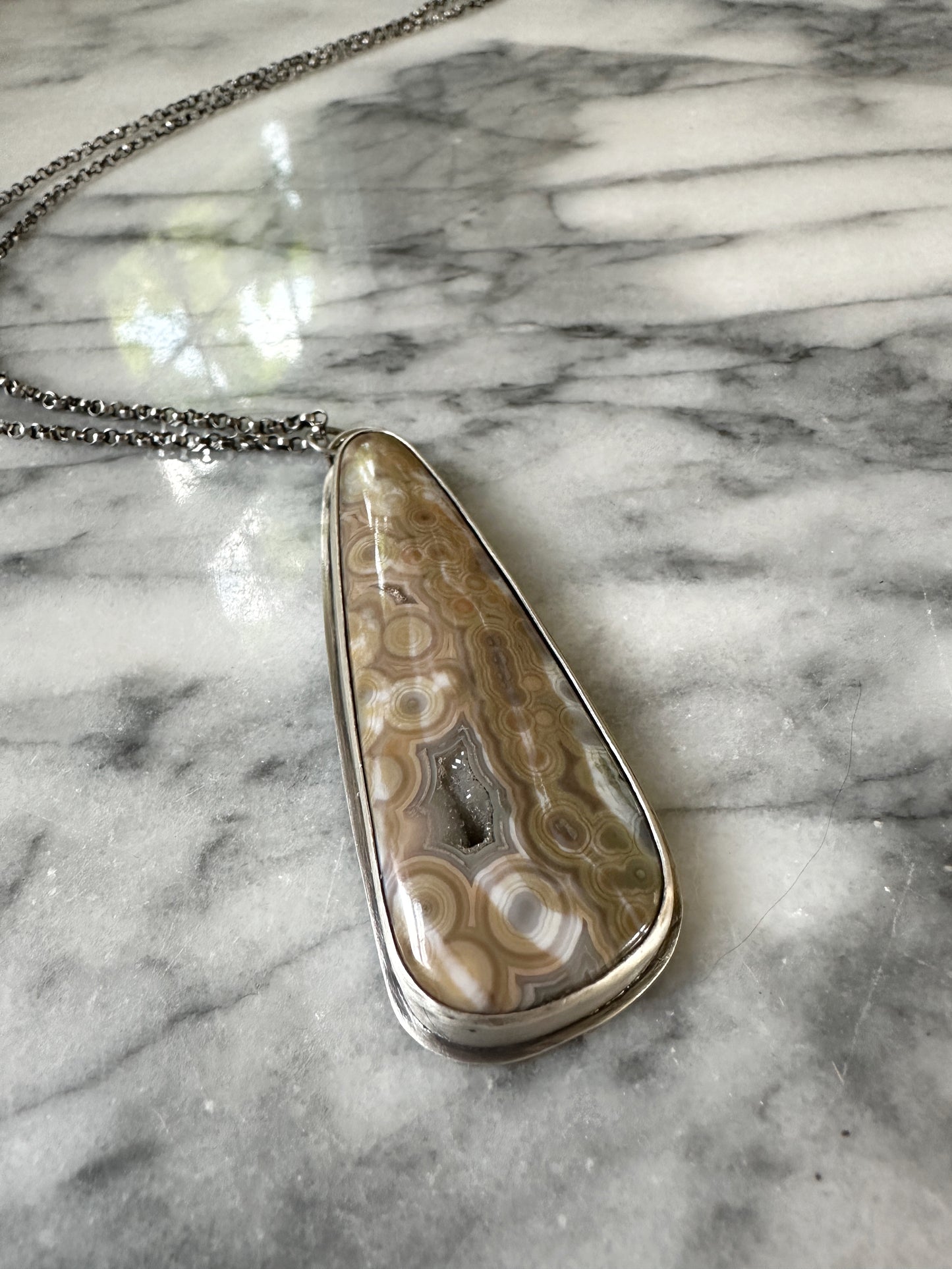 Ocean Jasper Statement Pendant