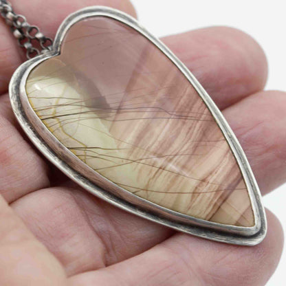 Imperial Jasper Heart Pendant