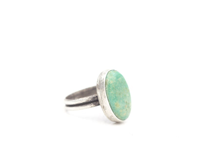 Turquoise and Sterling Silver Ring Size 5.75