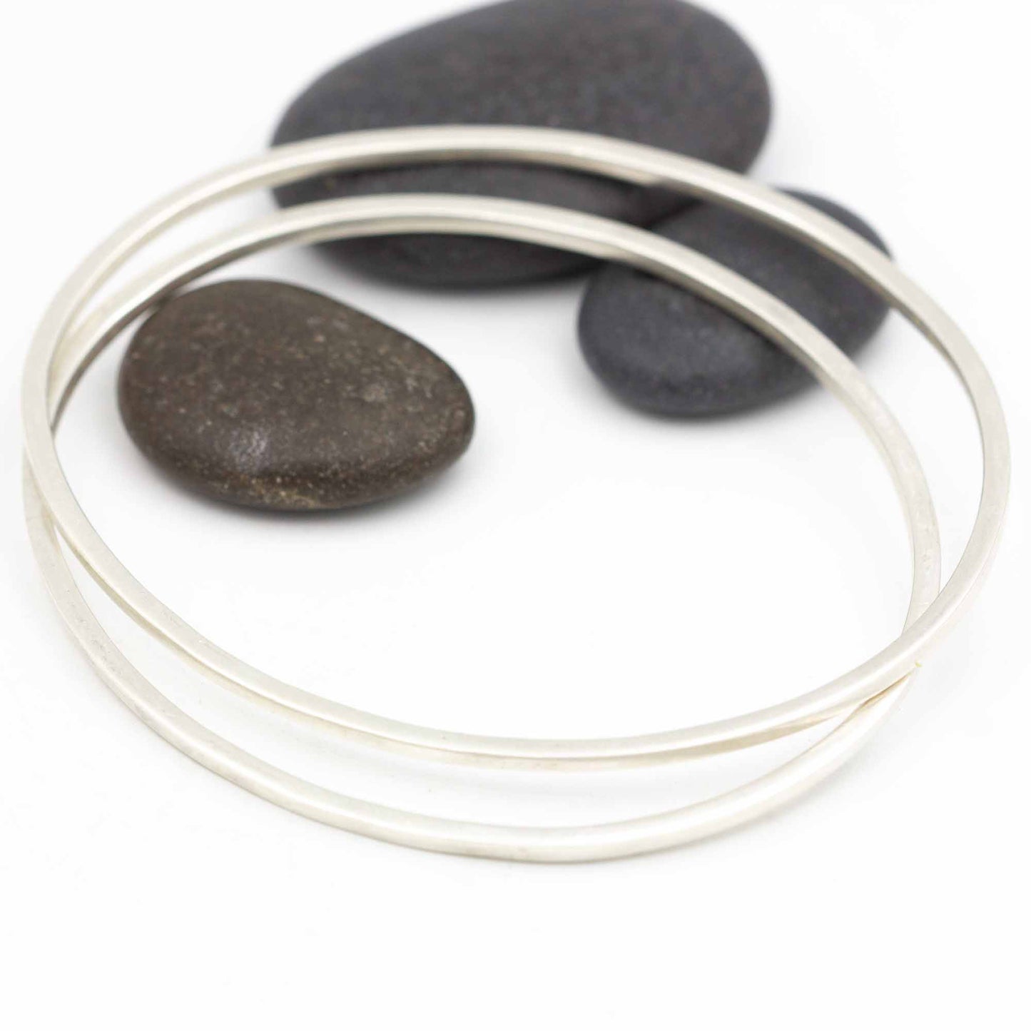 Minimalist Oval Bangle