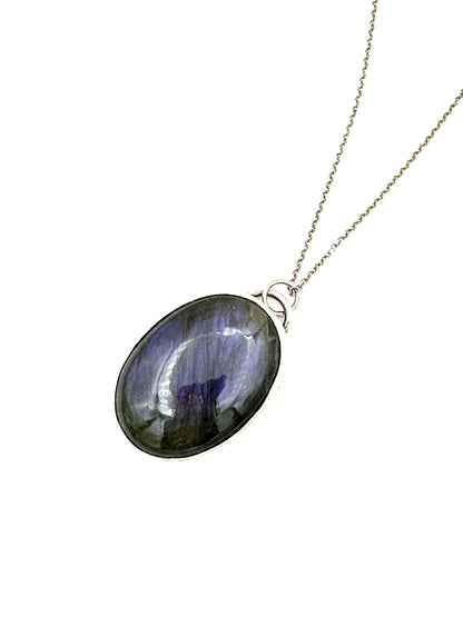 Purple Labradorite Pendant