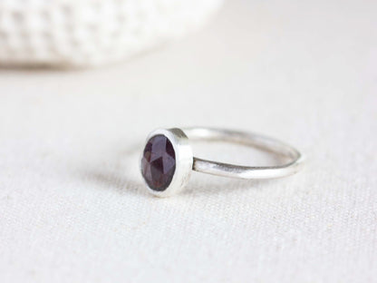 Purple Sapphire Ring Size 9.75