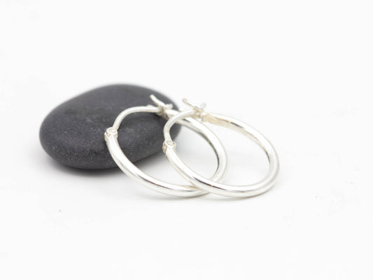 Sterling Hoop Earrings