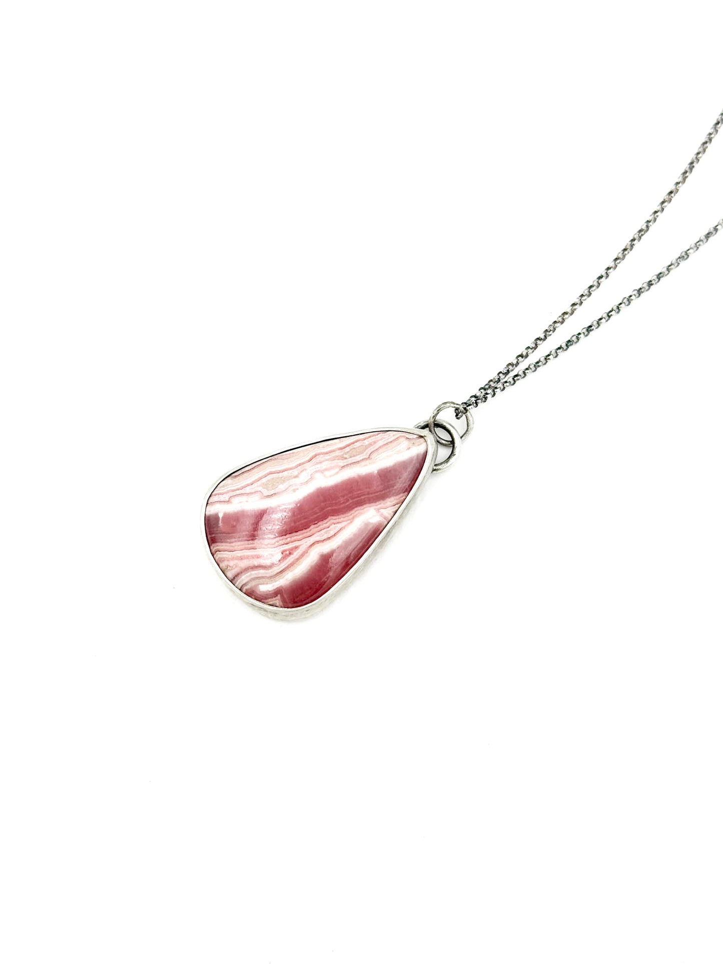 Rhodochrosite Statement Pendant