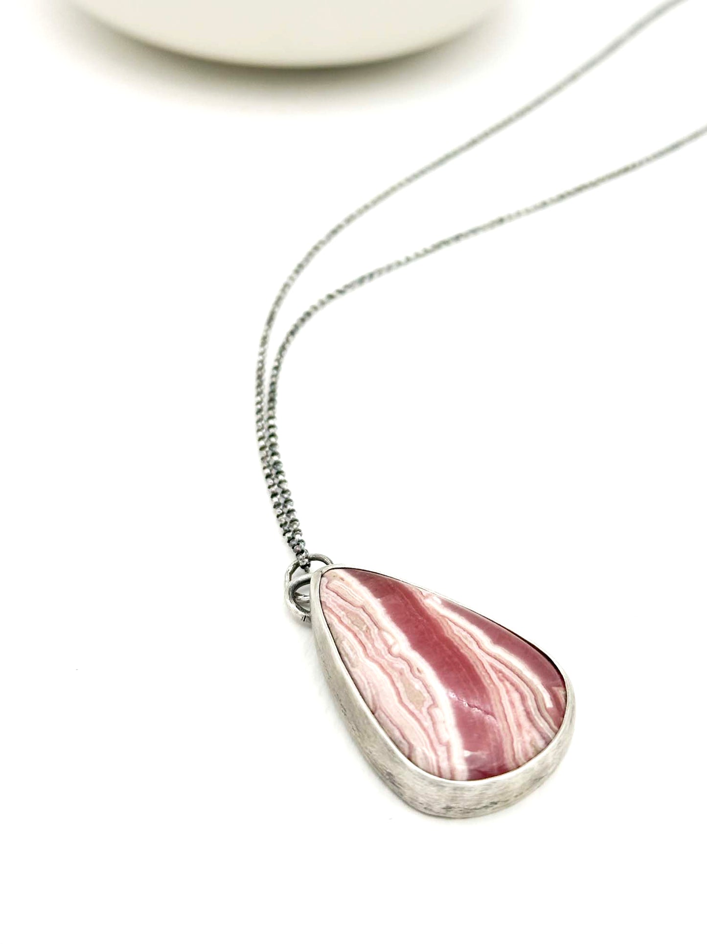 Rhodochrosite Statement Pendant