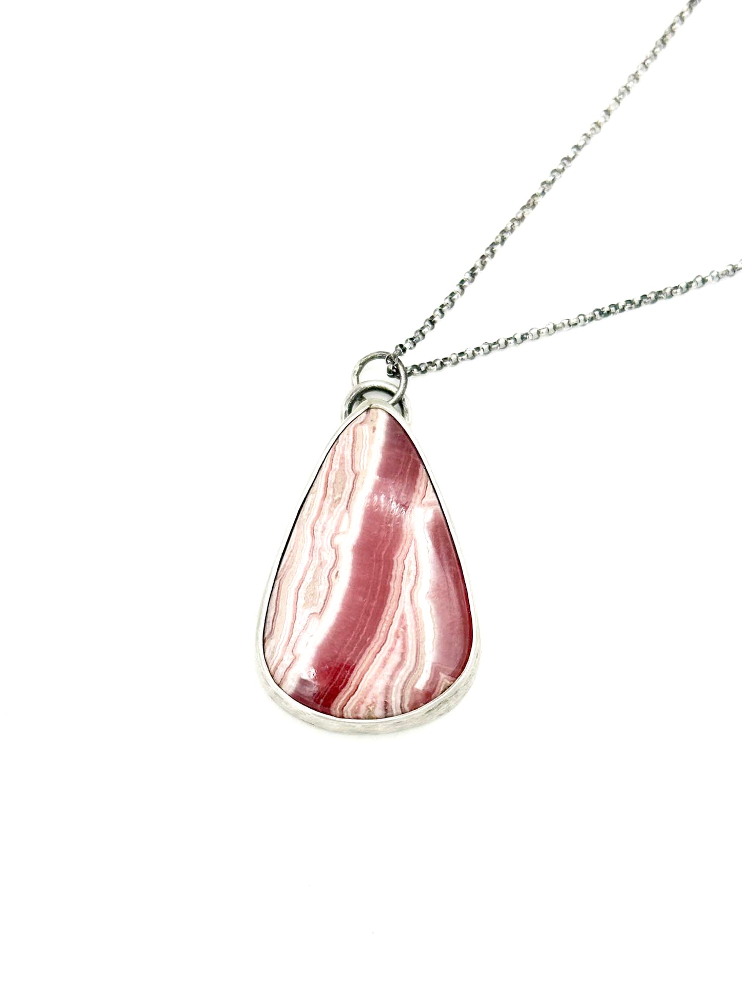 Rhodochrosite Statement Pendant