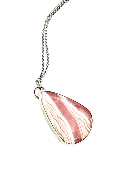 Rhodochrosite Statement Pendant