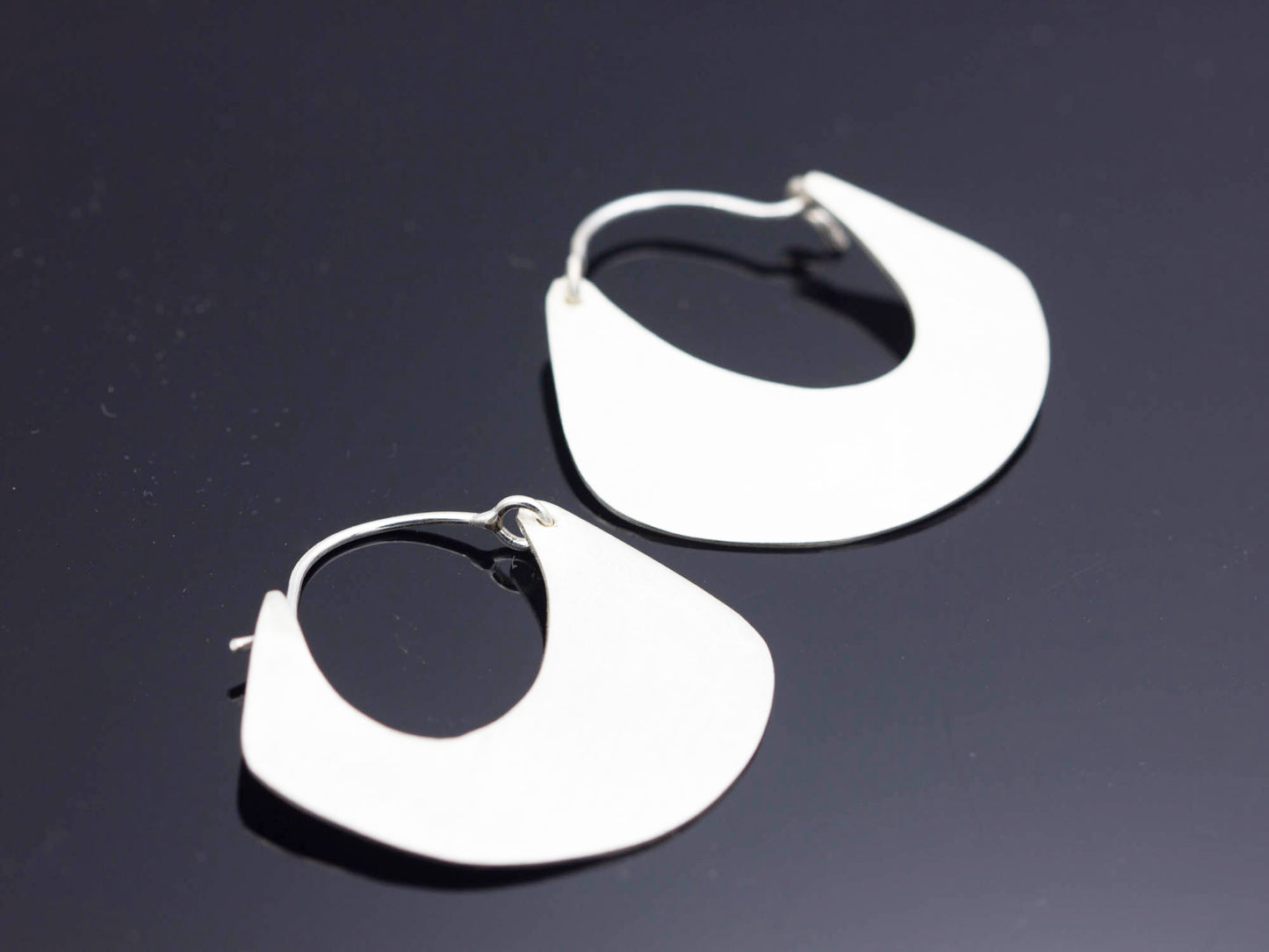 Sterling Silver Blade Earrings