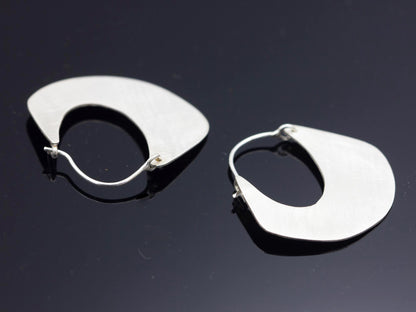 Sterling Silver Blade Earrings