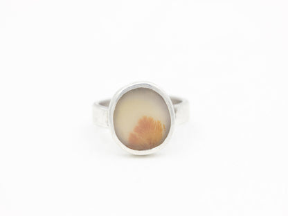 Dendritic Agate Ring Size 6.75