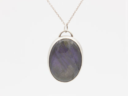 Purple Labradorite Pendant