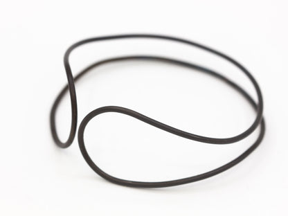 Black Steel Bangle