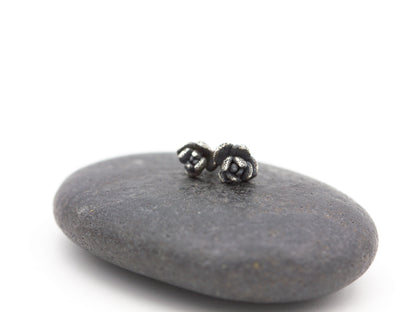 Sterling Succulent Stud Earrings