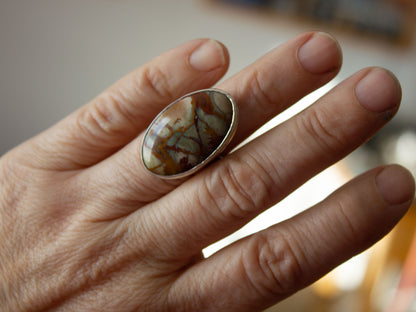 Dead Camel Jasper Ring Size 7